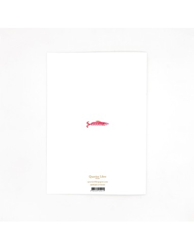 Carte d'anniversaire XL Sardines fraîches Quartier Libre