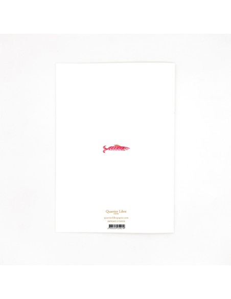 Carte d'anniversaire XL Sardines fraîches Quartier Libre