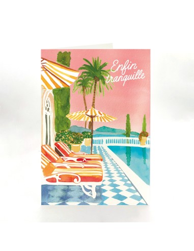 Carte XL La Piscine "Enfin tranquille" Quartier Libre