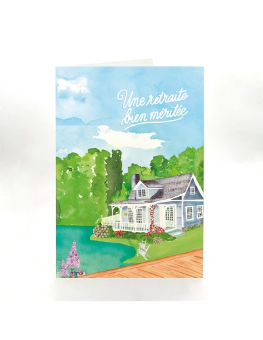 Carte XL Maison du Lac "Une Retrait bien méritée" Quartier Libre
