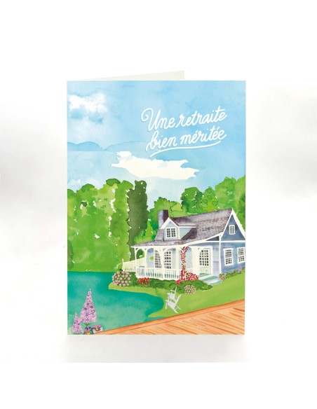 Carte XL Maison du Lac "Une Retrait bien méritée" Quartier Libre
