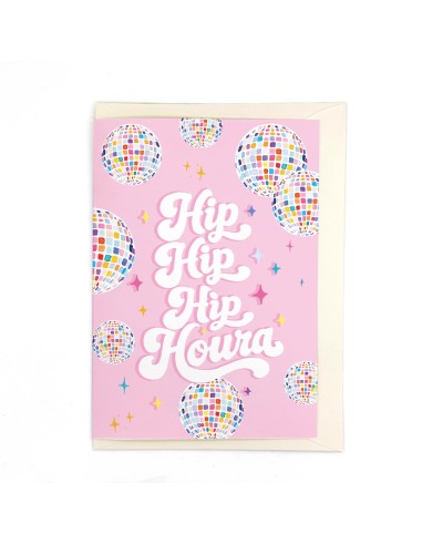 Carte XL Disco "Hip Hip Hip Hourra" Quartier Libre