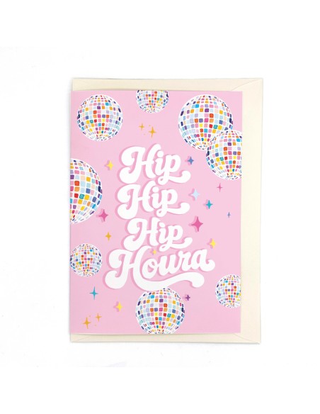 Carte XL Disco "Hip Hip Hip Hourra" Quartier Libre