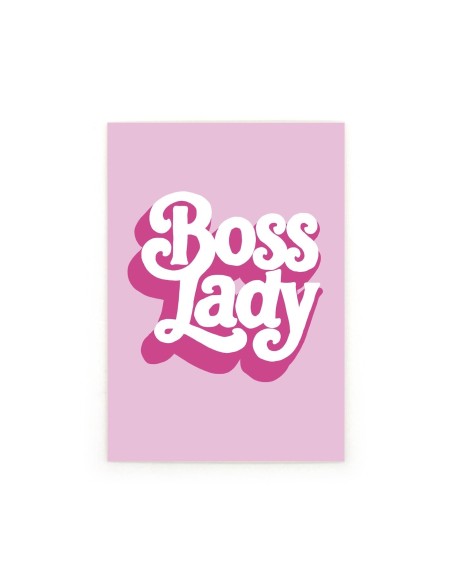 Carte postale Boss Lady Quartier Libre