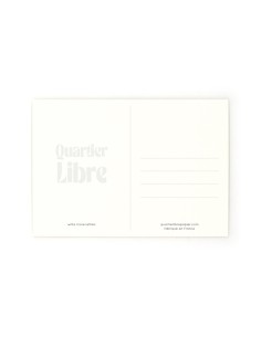 Carte postale Boss Lady Quartier Libre 2