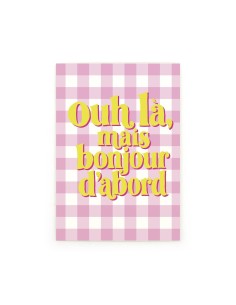 Carte postale Ouh là mais Bonjour Quartier Libre