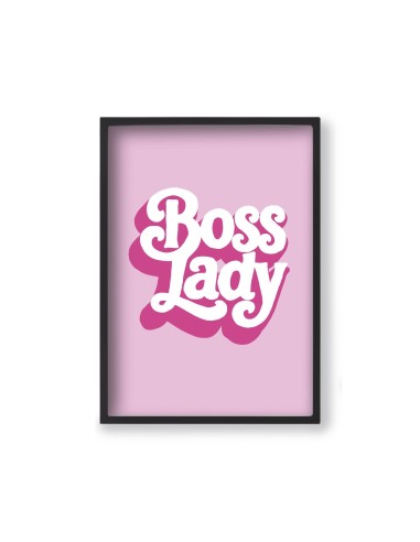 Affiche A4 Boss Lady Quartier Libre