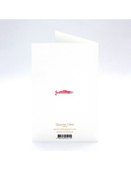 Carte d'anniversaire Sardines Quartier Libre