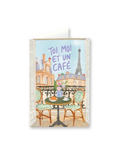 Carte P'tit Dej à Paris "Toi, moi et un Café" Quartier Libre