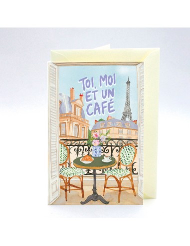 Carte P'tit Dej à Paris "Toi, moi et un Café" Quartier Libre