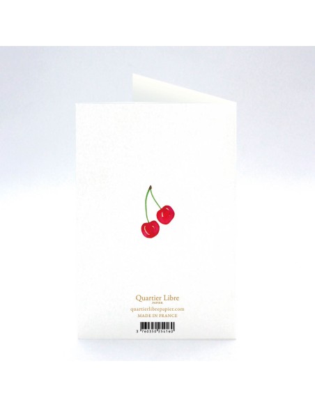Carte Cherry "À deux c'est mieux" Quartier Libre