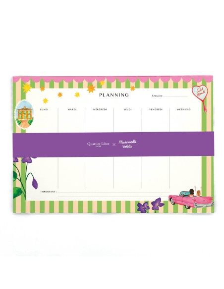 Planning Sororité Mademoiselle Violette X Quartier Libre