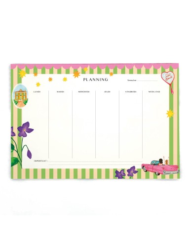 Planning Sororité Mademoiselle Violette X Quartier Libre