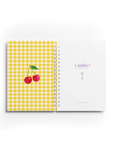 Carnet de Recettes Cherry Quartier Libre