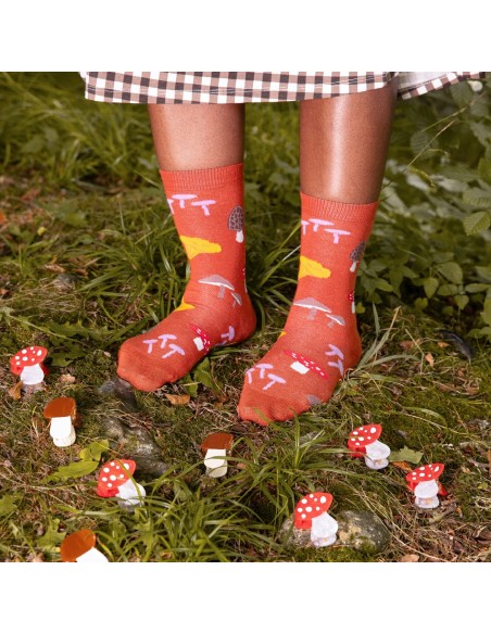 Chaussettes Cueillette de Champignons Coucou Suzette