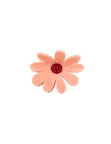 Pince à cheveux Fleur rose Coucou Suzette