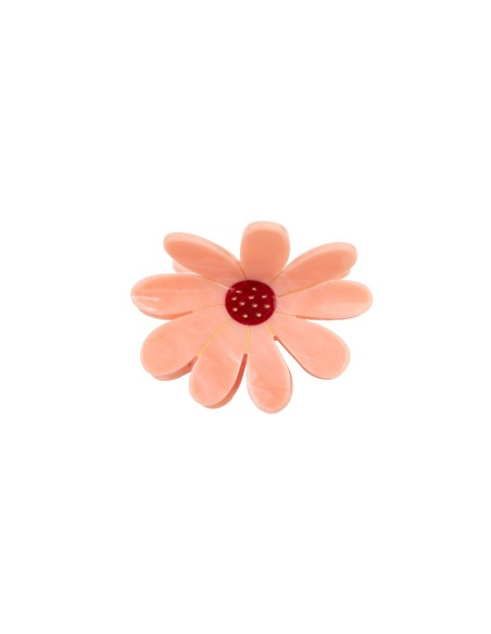 Pince à cheveux Fleur rose Coucou Suzette