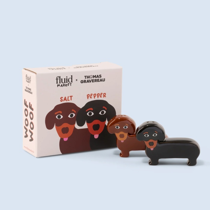 Salière & Poivrière Teckel Thomas Gravereau X Fluid Market