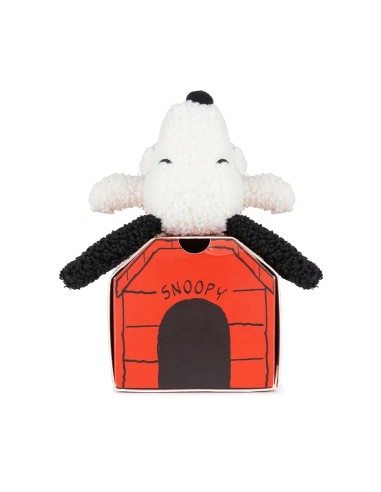 Peluche Snoopy sur sa Niche Bon Ton Toys