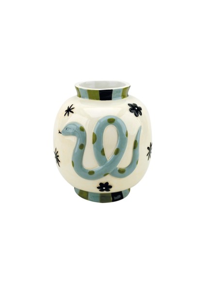 Vase Serpent bleu Opjet