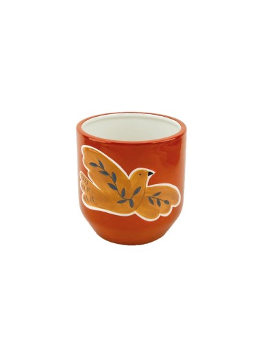 Pot en céramique Colombe terracotta Opjet