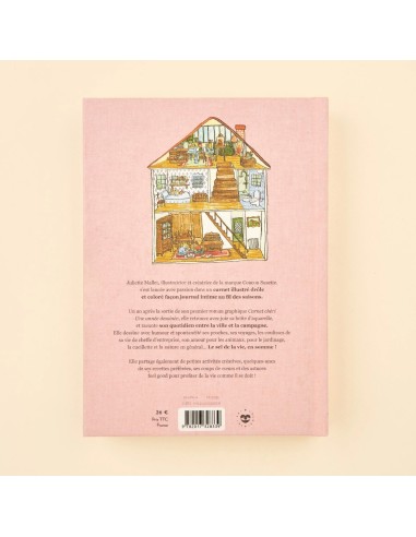 Carnet chéri, Journal intime à l'aquarelle par Juliette Mallet de Coucou Suzette
