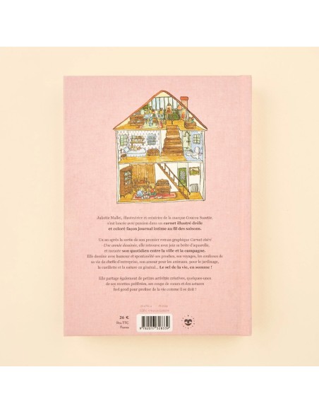 Carnet chéri, Journal intime à l'aquarelle par Juliette Mallet de Coucou Suzette
