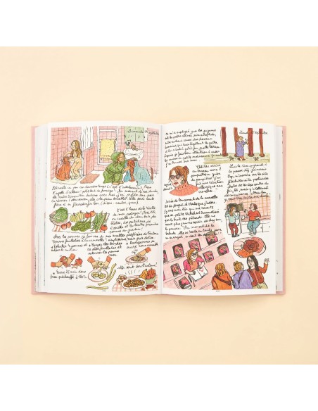 Carnet chéri, Journal intime à l'aquarelle par Juliette Mallet de Coucou Suzette