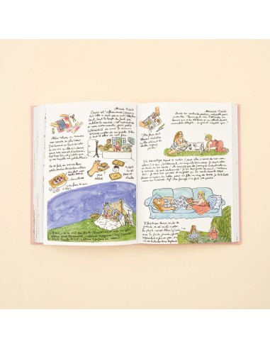 Carnet chéri, Journal intime à l'aquarelle par Juliette Mallet de Coucou Suzette