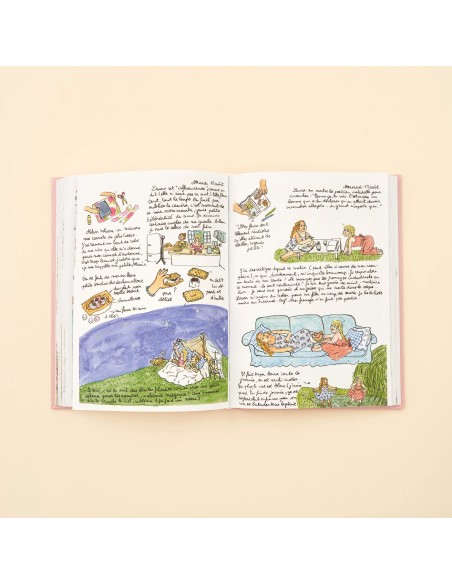 Carnet chéri, Journal intime à l'aquarelle par Juliette Mallet de Coucou Suzette