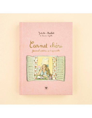 Carnet chéri, Journal intime à l'aquarelle par Juliette Mallet de Coucou Suzette