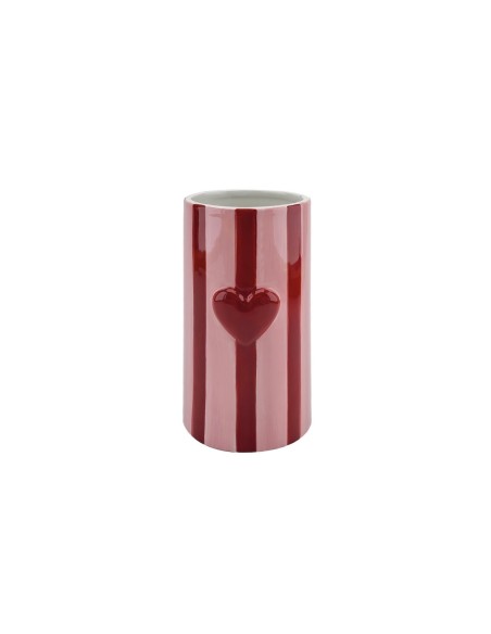 Vase à rayures Coeur Opjet