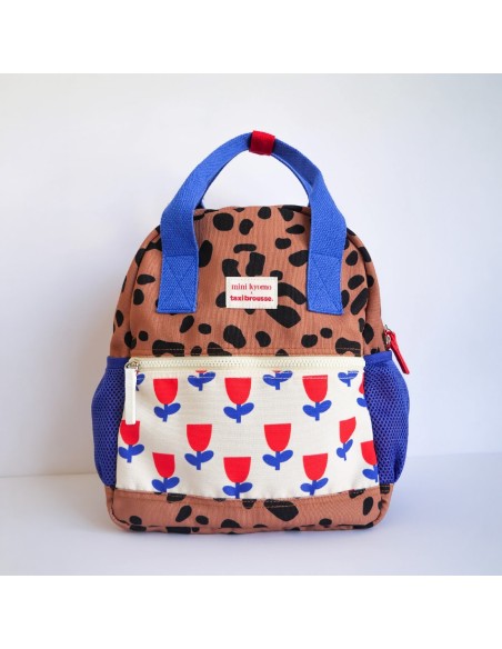 Sac à dos Flowers & Leopard Taxi Brousse X Mini Kyomo