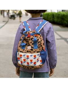 Sac à dos Flowers & Leopard Taxi Brousse X Mini Kyomo 2