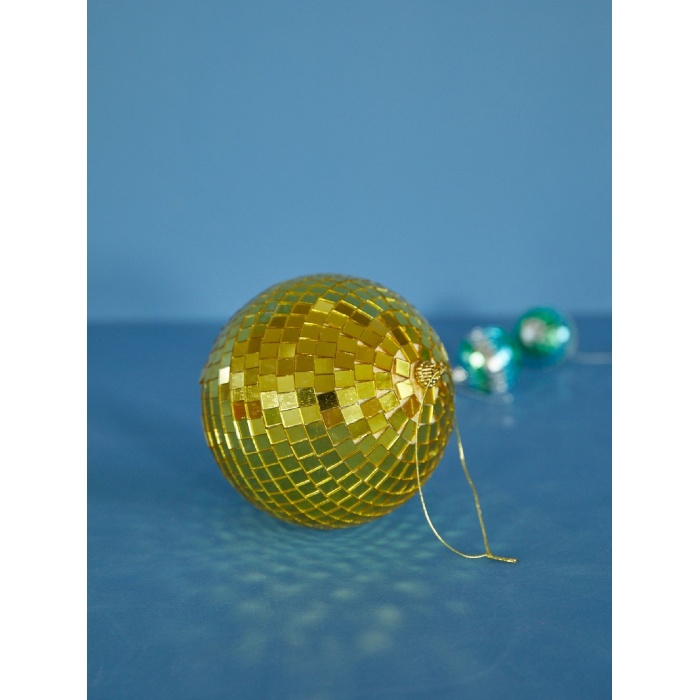 Boule Disco dorée Rice