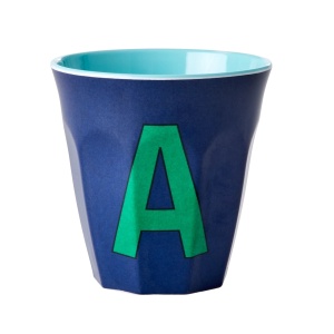 Gobelet Alphabet bleu-vert...