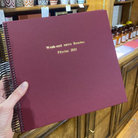 Album photo Semikolon à pages noires