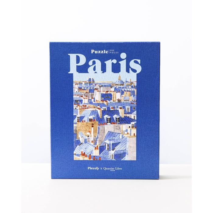 Puzzle Paris 500 pièces Piecely ✕ Quartier Libre