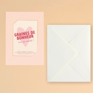 Carte & sachet de graines...