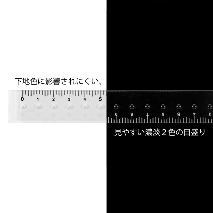 Règle Pliable Midori 30 Cm – Transparente – Avec Trous Pour Marquage Et Mesure D'angle