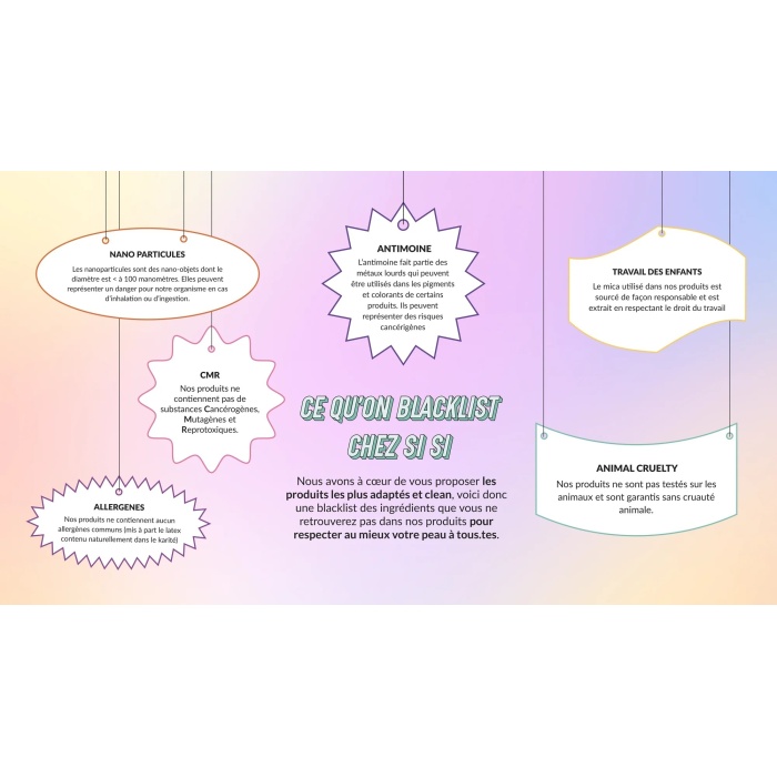 Paillettes biodégradables Si Si la Paillette