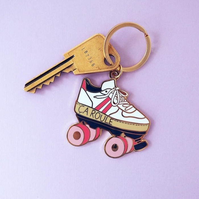 Porte-clés en laiton Lolita Picco