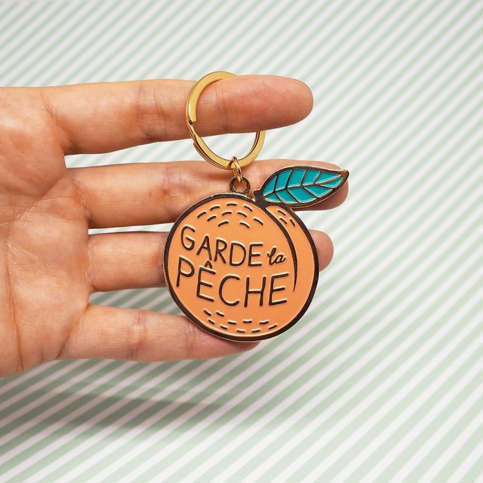 Porte-clés en laiton Lolita Picco