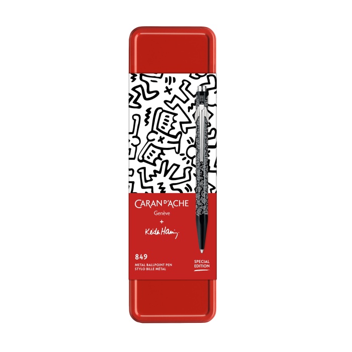 Stylo-bille 849 Keith Haring + Caran d'Ache