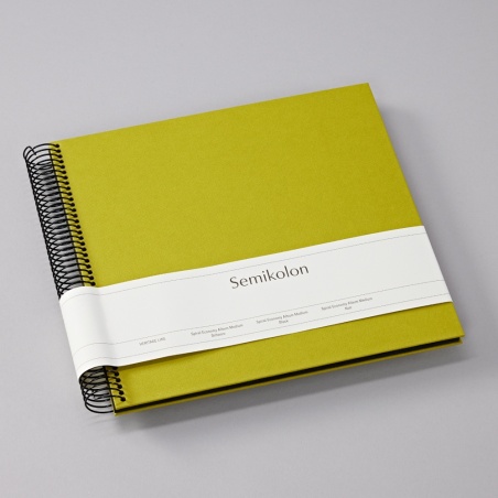 Album photo Semikolon à pages noires