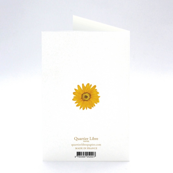 Carte Tu es le Soleil de ma Vie (Tournesols) Quartier Libre