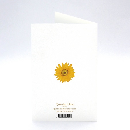 Carte Tu es le Soleil de ma Vie (Tournesols) Quartier Libre