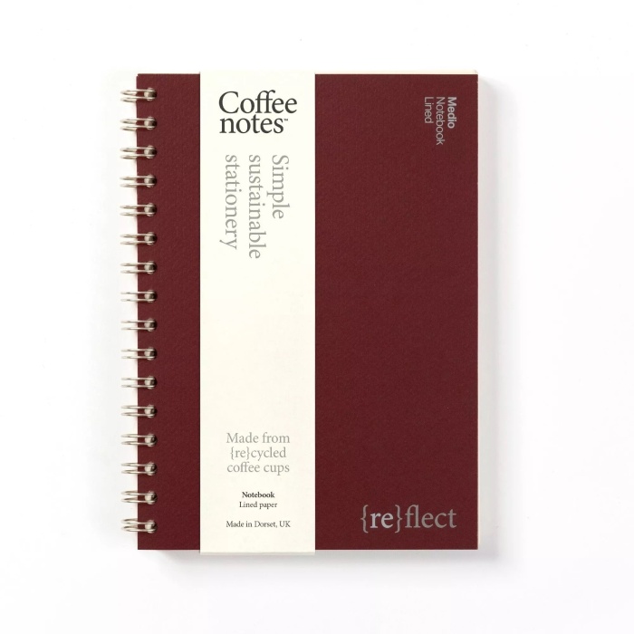 Cahier à spirale Coffeenotes à pages lignées