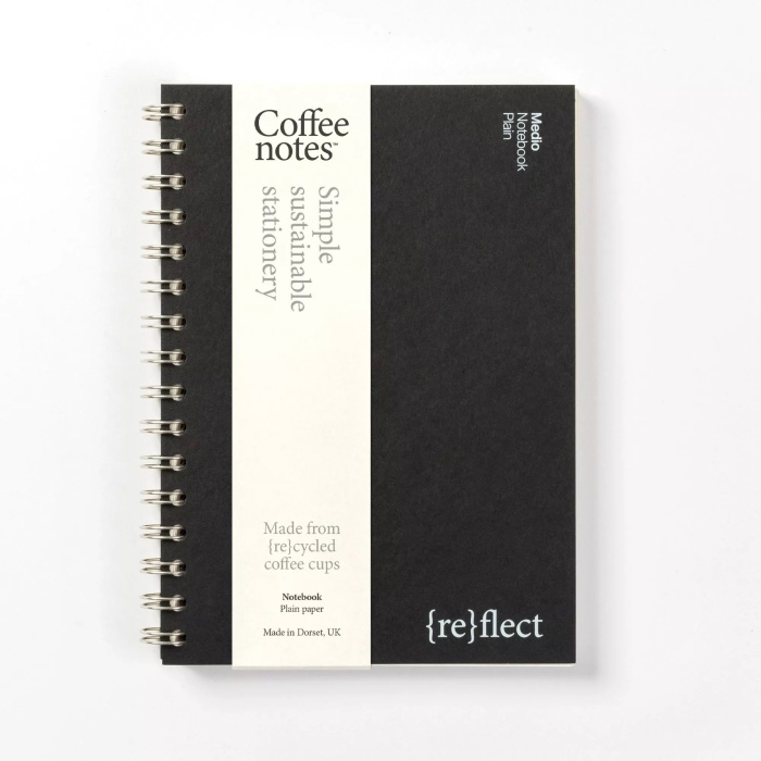 Cahier à spirale Coffeenotes à pages unies