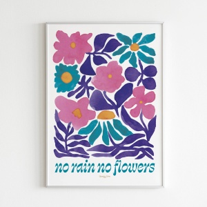 Affiche 30x40 Flowers...